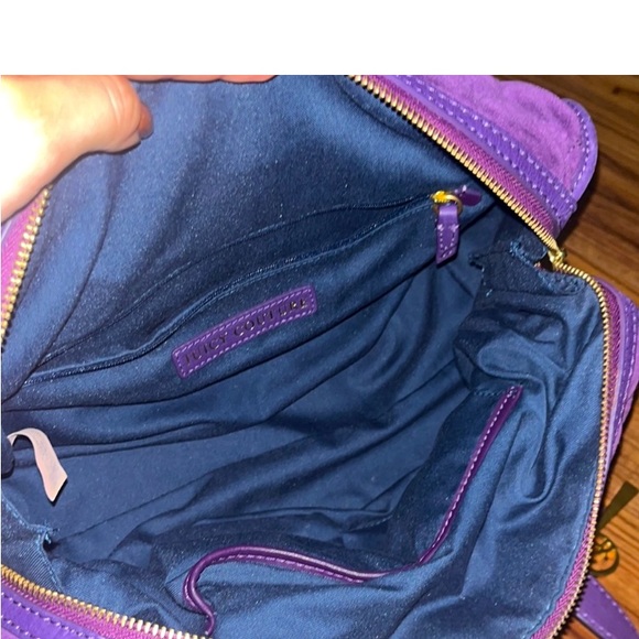 Y2K Juicy Couture Purple Velvet Satchel Handbag Purse, one size, EUC - Picture 5 of 7